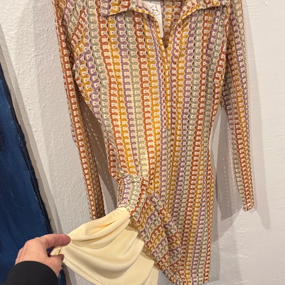 FORR Multicolor Geometric Mini Dress - Picture 2 of 2